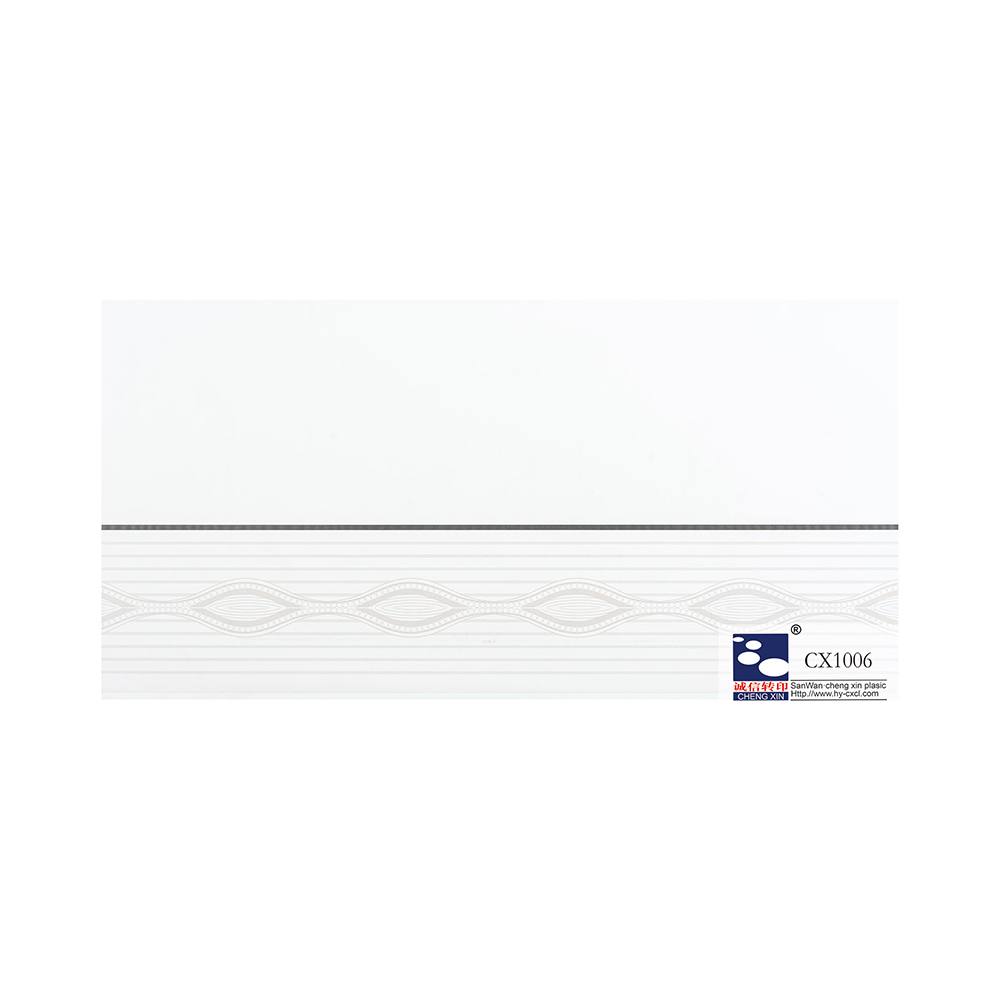 Precio de venta caliente Diseño de madera moderno Material de PVC 210 mm Lámina de estampado en caliente CX1006