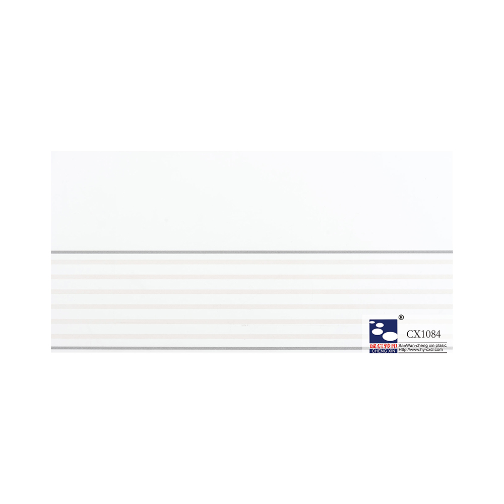 La fábrica de China produce láminas de estampado en caliente de 210 mm de buen valor para la decoración del panel de PVC CX1084