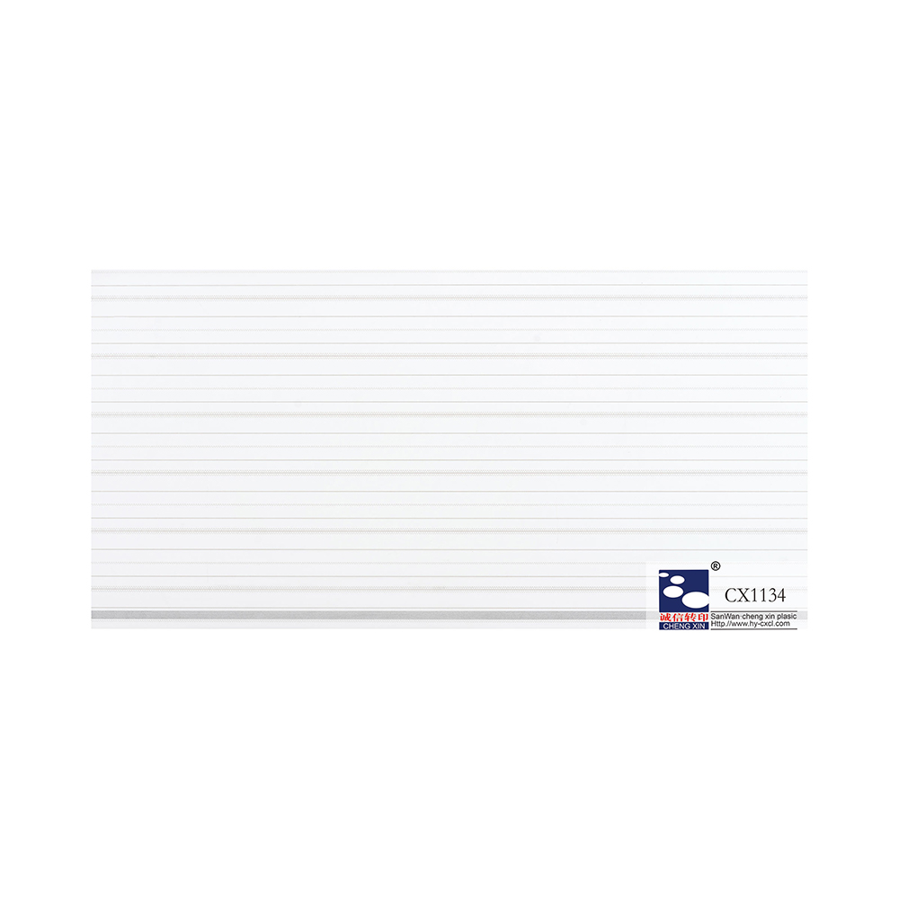 Precio de la hoja de estampado en caliente de la película laminada decorativa de 210 mm para el panel de plástico CX1134
