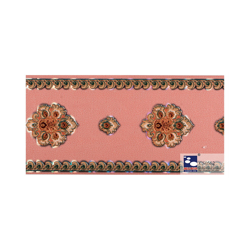Lámina de estampación en caliente de grano de madera decorativa bien empaquetada para decoración de hotel CS0562
