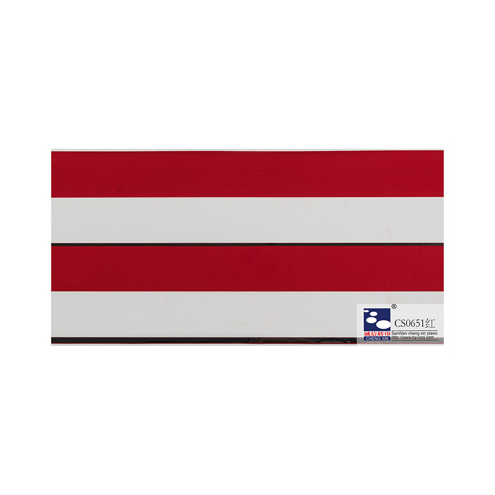 Nuevos diseños de madera de estilo moderno, lámina de estampado en caliente de PVC de grano de madera decorativa CS0651