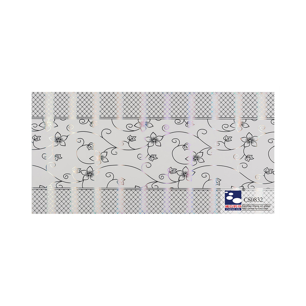 Diseños de madera únicos Lámina de estampado en caliente para techo de PVC con buen servicio en línea CS0832