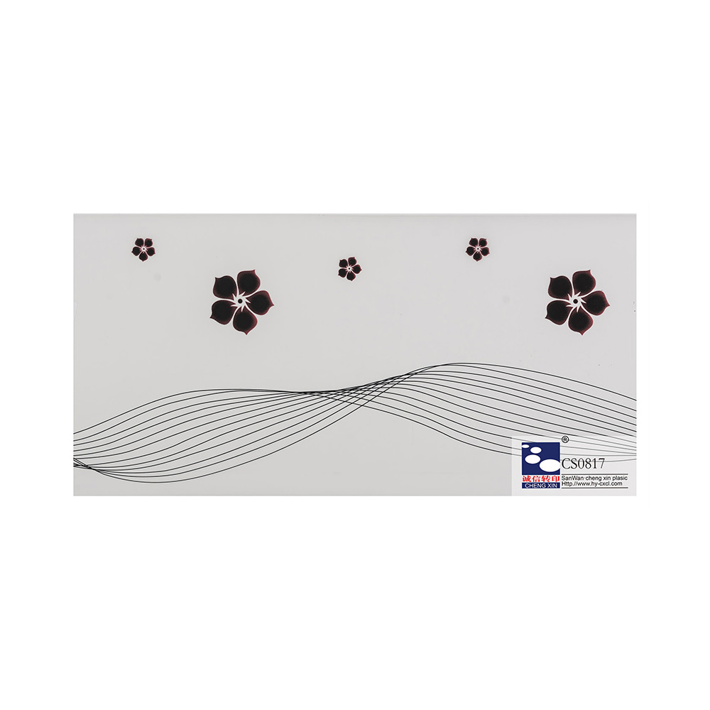 Lámina de estampación en caliente de diseño de madera decorativa para decoración de hoteles con buen servicio CS0858