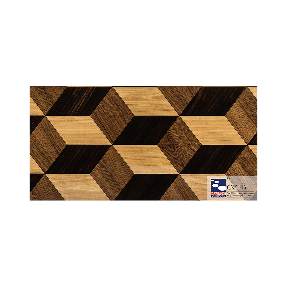 Lámina de estampado en caliente de mármol decorativa popular moderna de bajo precio para tablero CX5103
