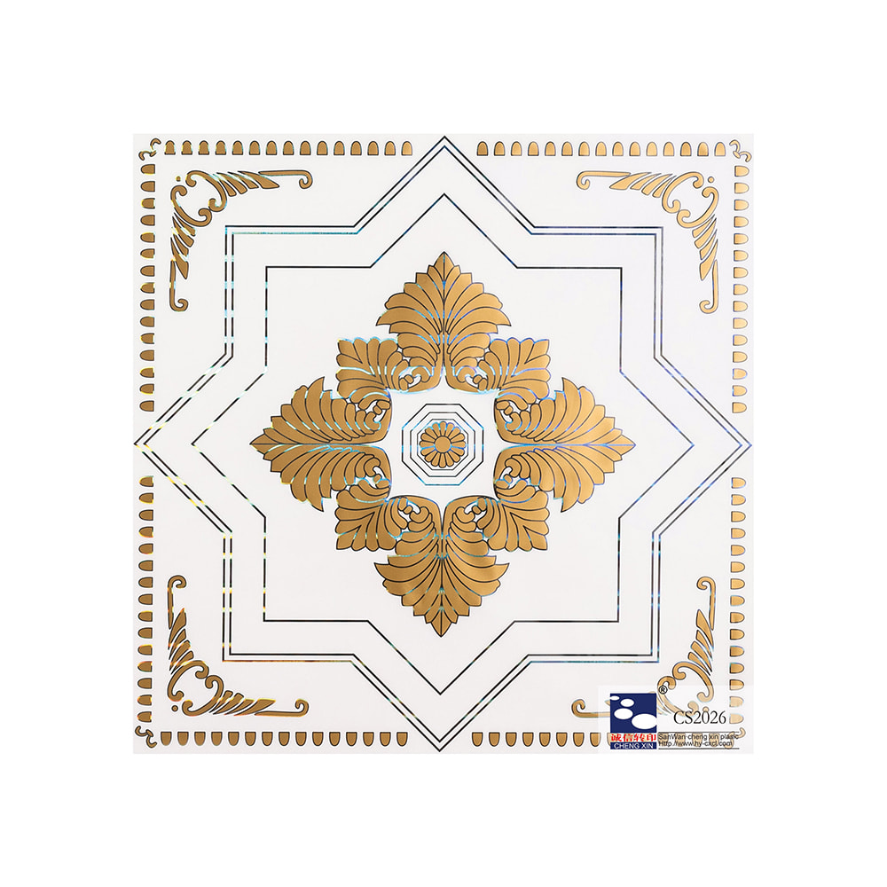 Lámina de estampado en caliente de decoración para panel de puerta de PVC en el mercado de Pakistán CS2026