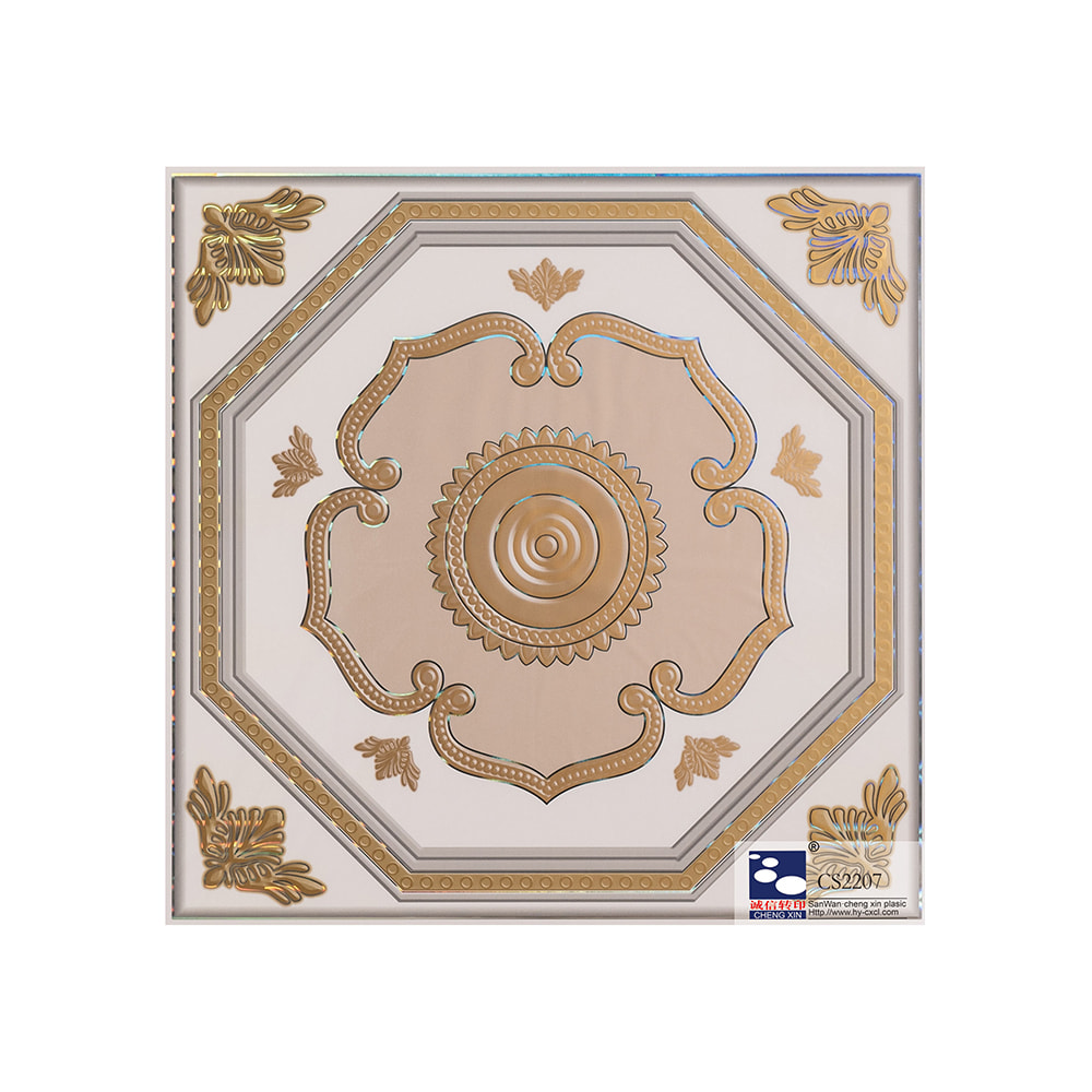 Láminas de estampado en caliente con láser de colores para la decoración del panel de PVC en el mercado CS2207 de Pakistán