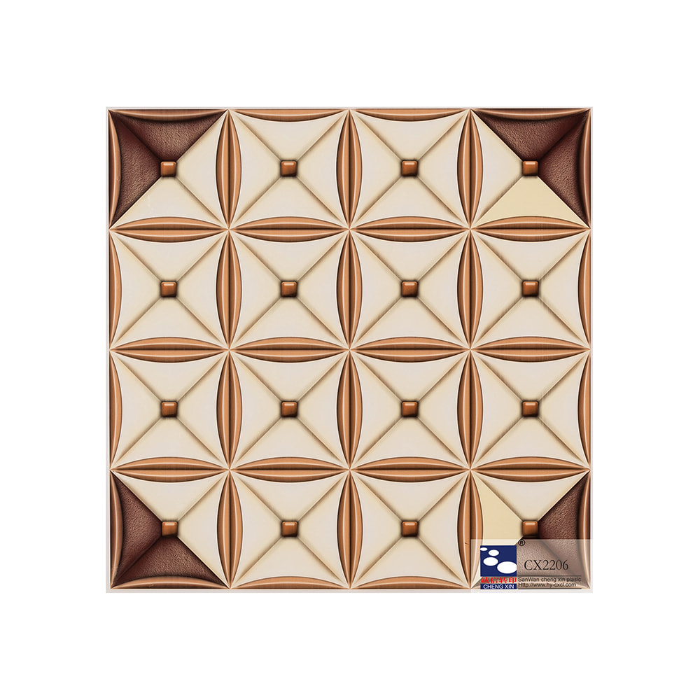 Láminas de estampación en caliente de chatarra de diseño de venta caliente para decoración de paneles de PVC CX2206