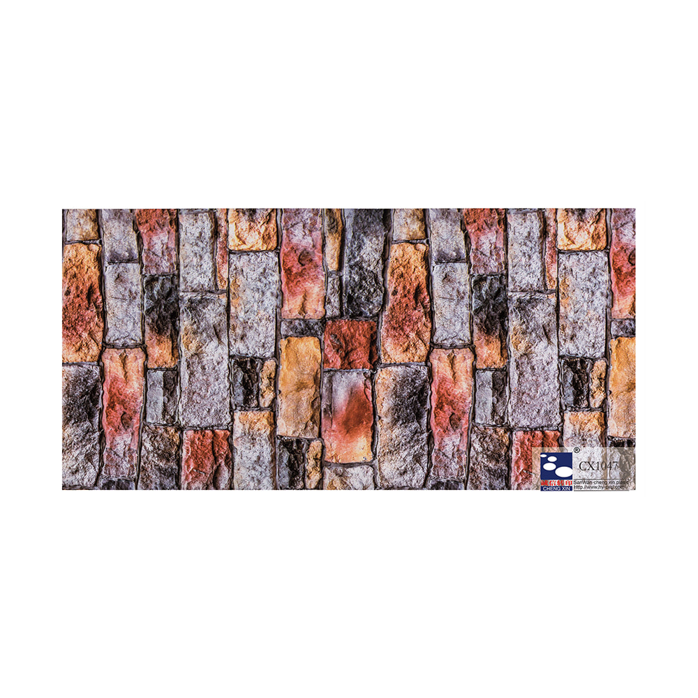 Material de PVC barato, lámina de estampado en caliente de mármol para decoración de paneles de PVC CX1047
