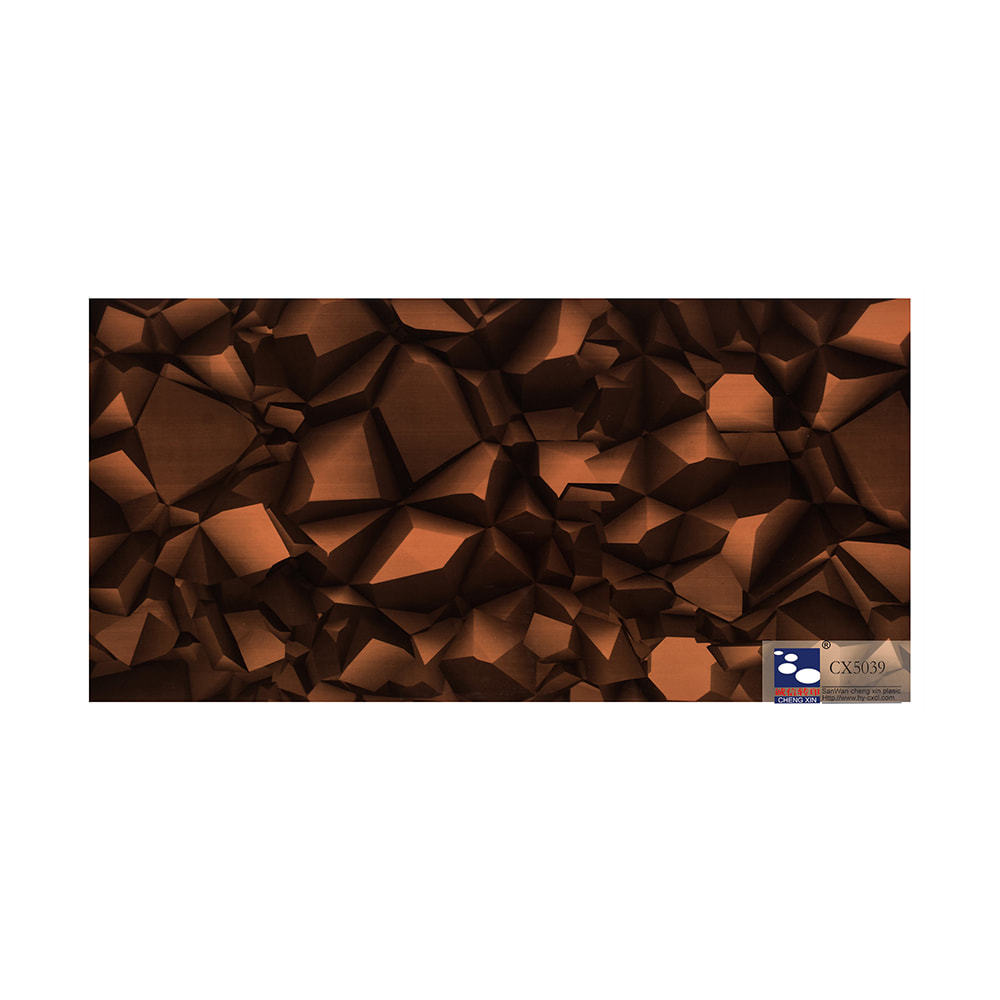 Popular Panel Decoración Mármol Hot Stamping Foil para Pvc Wide Board CX5039