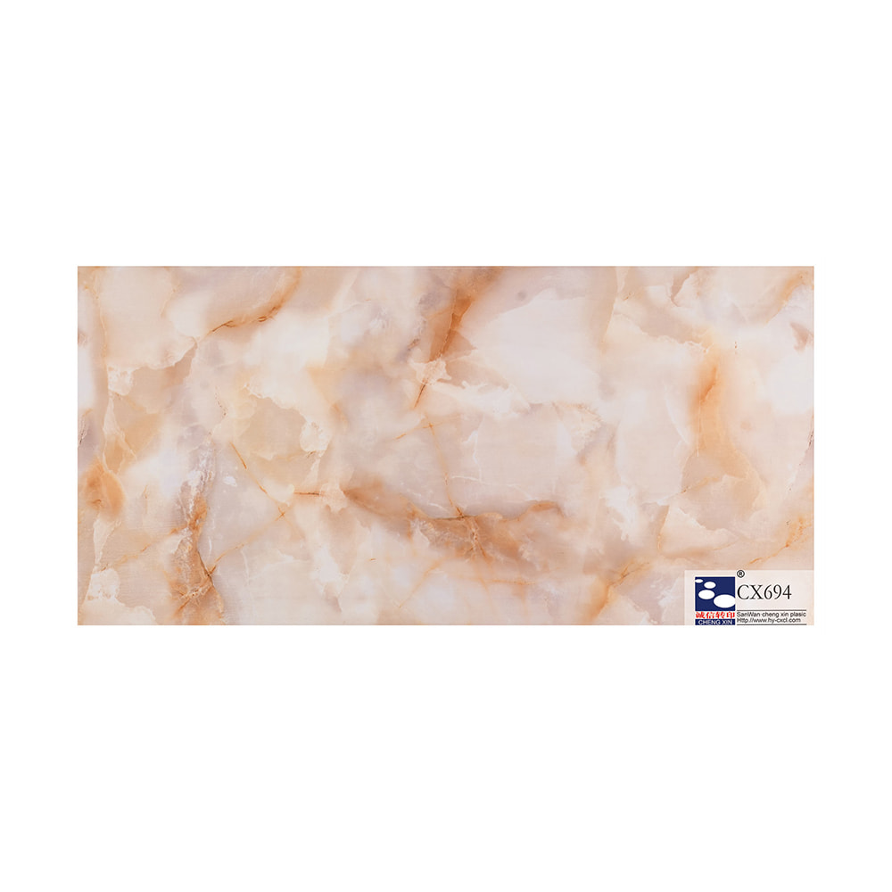 Lámina de estampado en caliente de mármol de venta caliente con flores de impresión para tablero ancho CX694