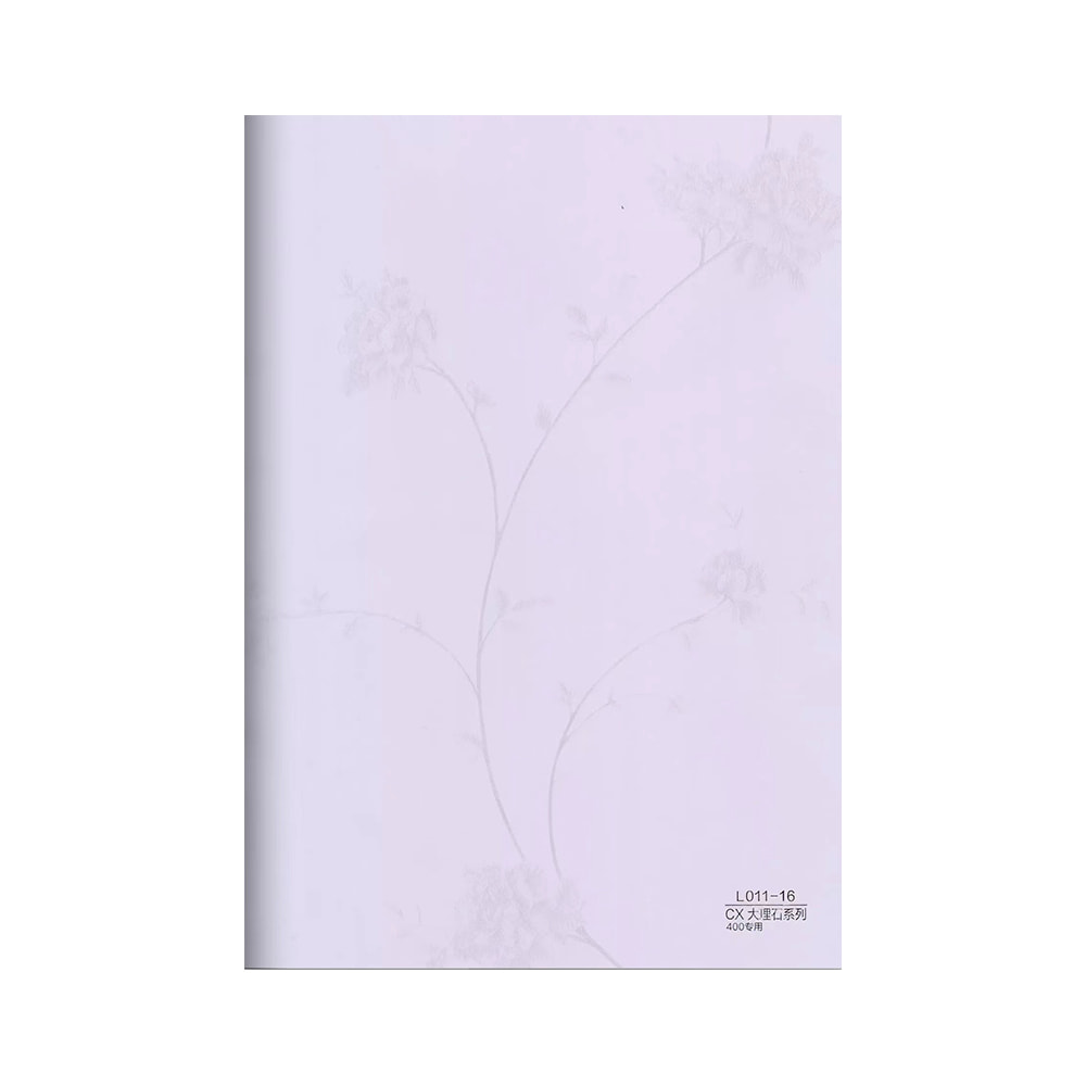 Película de PVC que lamina decorativa del color de madera inflable del rollo para las puertas L011-16