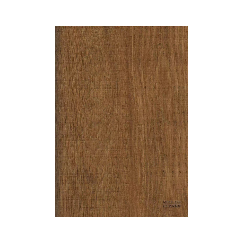 Película de PVC de la prensa de vacío de la laminación del color del grano de madera para la puerta decorativa M055 del Mdf