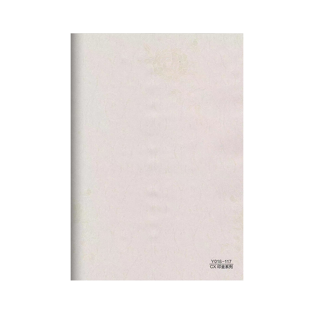 Película plástica decorativa del Pvc de la aduana del color del grano de madera opaco estupendo claro para la puerta Y018-117