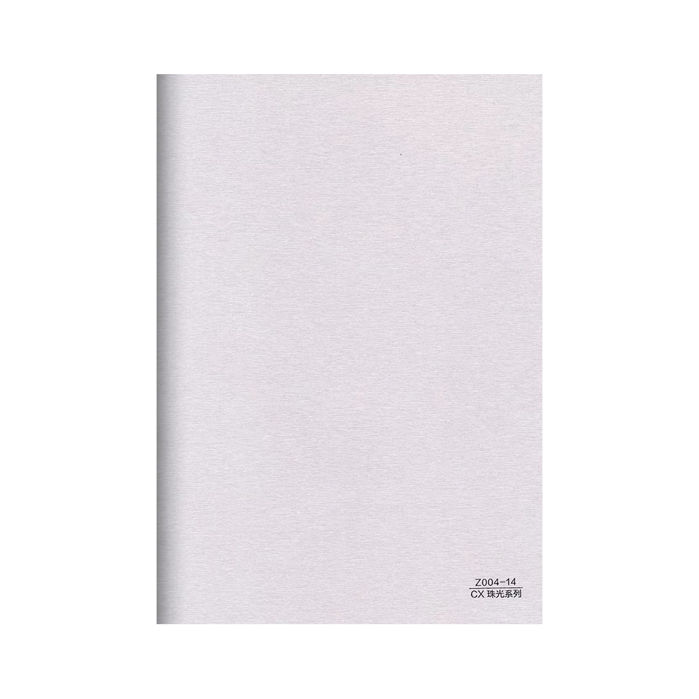 Película de PVC de gran valor no autoadhesiva para Panel para pared de Hotel decorativa Z004