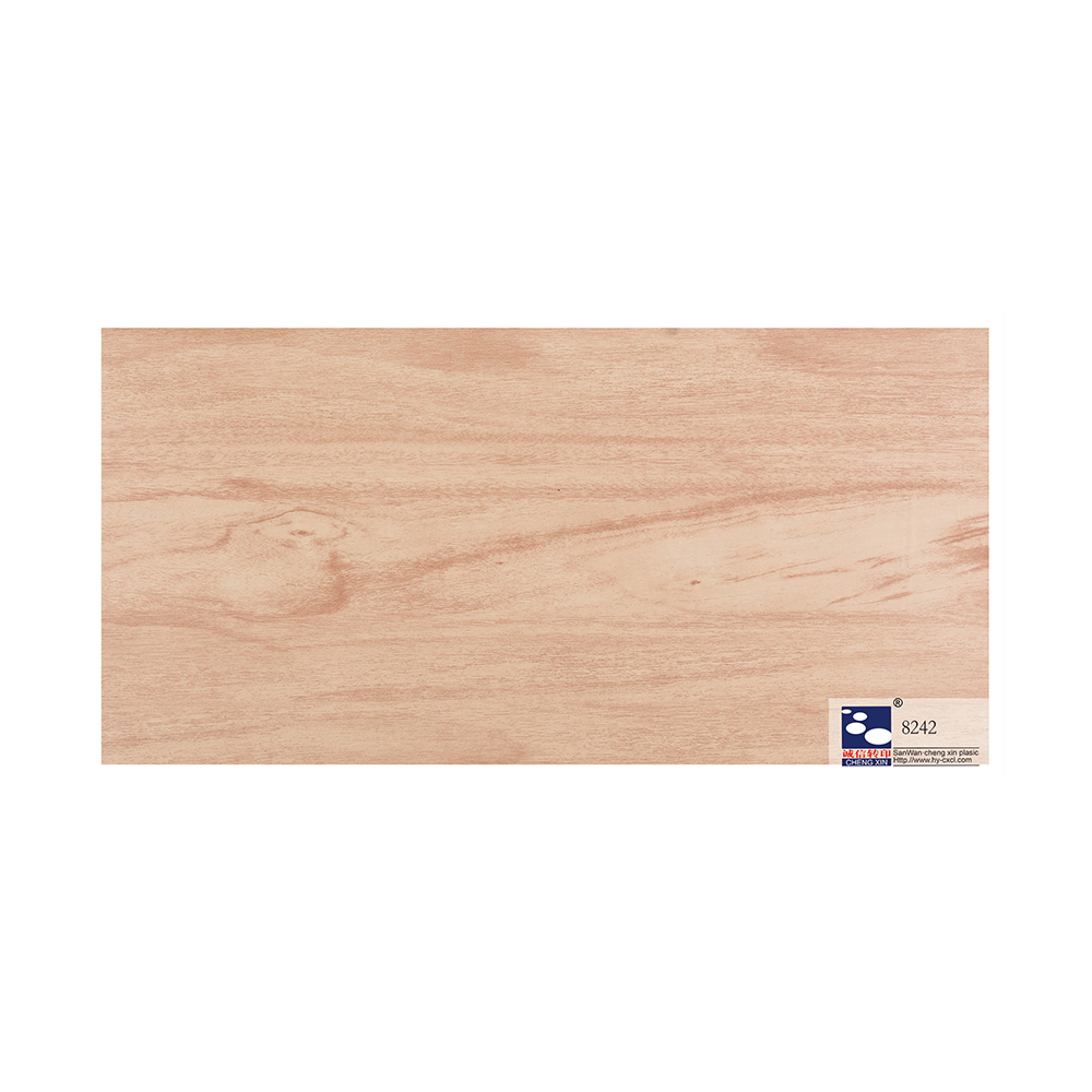 Película de laminación de diseño de madera de ventas exclusivas para soporte de panel de pared Servicio técnico en línea 8242
